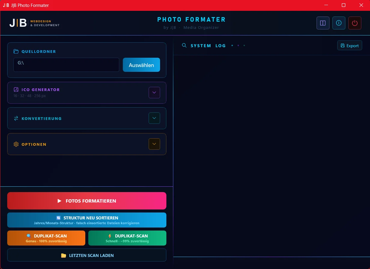 Photo Formater Screenshot